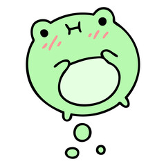 cute cartoon frog