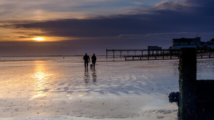 Sunset on Bognor Regis Pier, West Sussex