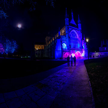 Winchester Cathedral By Night - Christmas 2020