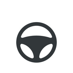 steering wheel icon vector illustration logo template