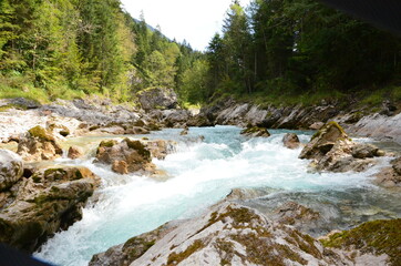 Rissbach in der Hinterriß am Karwendel