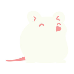 cartoon white mouse
