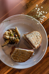 Deli Sandwich and Pasta