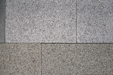 Pavement slabs as terrace covering with a strong structure can also be used well as a background