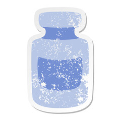 Vaccine grunge sticker