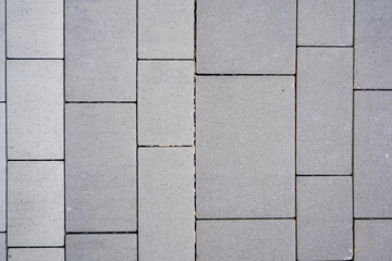 Pavement slabs as terrace covering with a strong structure can also be used well as a background