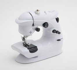 sewing machine isolated on white background
