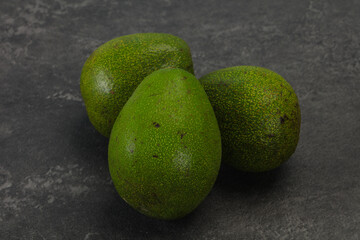 Ripe green dietary avocado - superfood