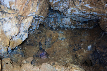 clay cave in the Urals