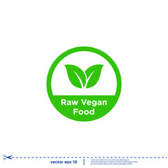 vegan stamp icon symbol