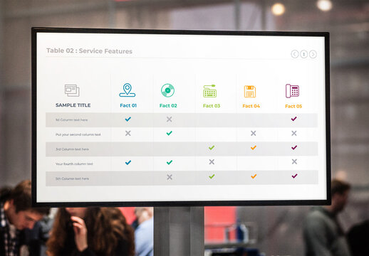 Service Features Infographic