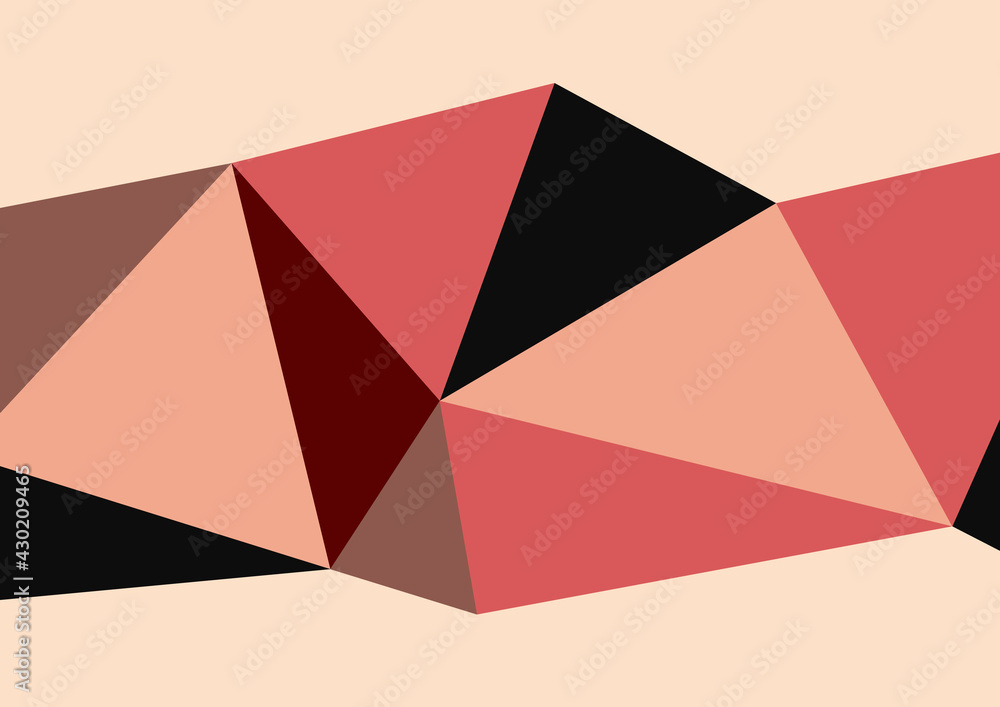 Aufkleber bright abstract geometric background from triangles. unusual color forms for your message. business 