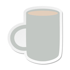 coffee mug sticker