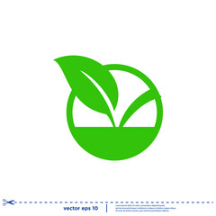 vegan stamp icon symbol