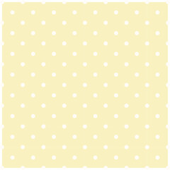 Seamless yellow pastel polka dot background
