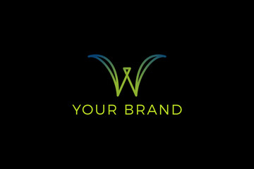 Letter W business logo for company