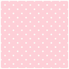 Seamless pink pastel polka dotbackground