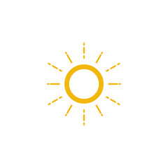 sun logo template