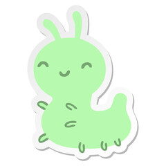 cute cartoon bug sticker
