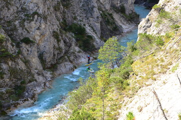 Karwendel Fluss stand up paddeln