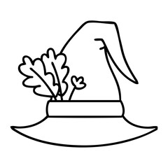 spooky witch hat