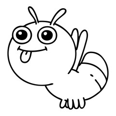 cute cartoon glow bug
