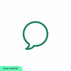 bubble speech icon 