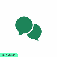 bubble speech icon 