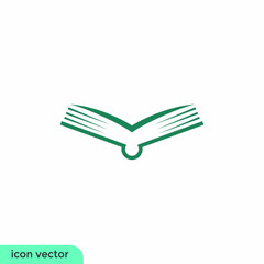 book icon education symbol