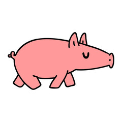 long snout pig