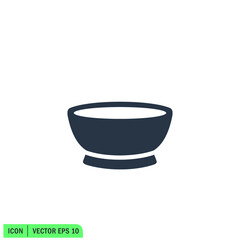 bowl icon soup symbol design element