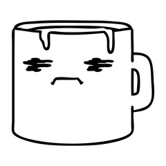 tired coffee mug