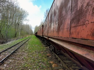 train on railway