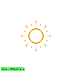 sunburst icon vector illustration simple design element