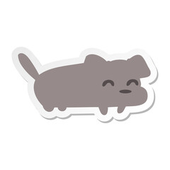 little dog sticker