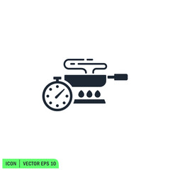 pak icon cooking symbol vector illustration 