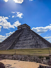 Temple mayan, Chichen Itza in Mexico