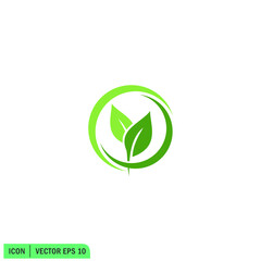 leaf ornamental simple design element