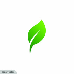 leaf icon nature symbol logo template