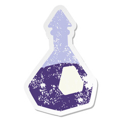magic potion in fancy bottle grunge sticker