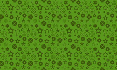 Green geometric pattern wallpaper texture illustration