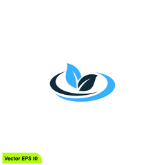 leaf icon nature symbol 