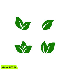 leaf icon nature symbol 