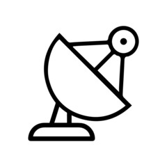 Antenna dish, satellite, wifi icon