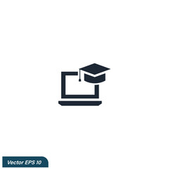 online school icon design