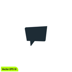 bubble speech vector illustration coversation icon vector illustration simple design element