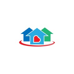 Fototapeta na wymiar House icon logo simple design template vector