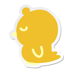 cute little bird sticker