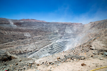 Chuquicamata, biggest open pit copper mine, Calama, Chile