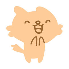 small stressed out cat